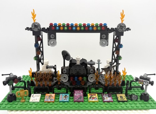 Lego rock band music stage - rock,