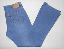 LEVI'S - Women's Vintage 515 Bootcut Jeans 32"W x 32"L Size 12/14 Blue Denim