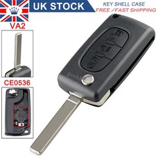 Replacement For Citroen C4 Grand Picasso 3 Buttons Flip Key Fob Case CE0536 VA2