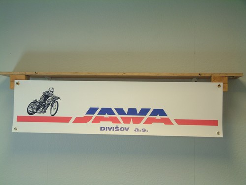 Jawa speedway banner workshop - jawa,