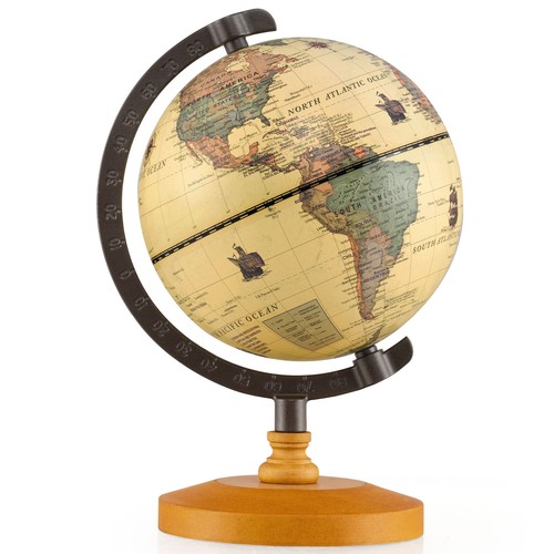 Gymax antique globe - gymax, 14cm