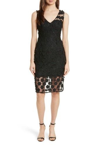 Milly black floral lace - black,