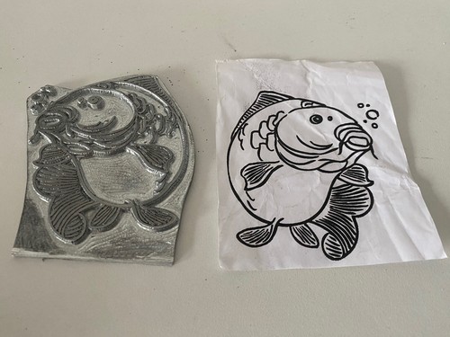 Hot foil printing plate - plate, adana