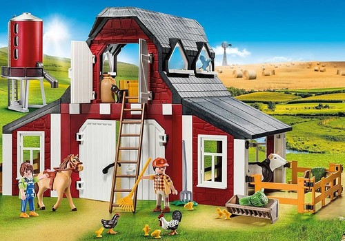 Playmobil barn with - with, silo