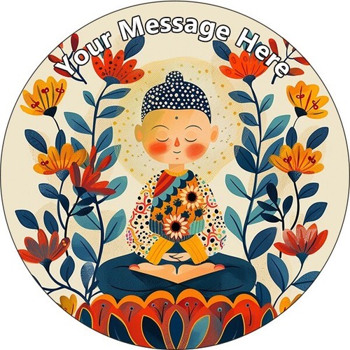 Buddha meditating personalised - meditating,