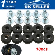 Motorcycle Rubber Grommets Bolt Fit Honda Yamaha Suzuki Kawasaki Fairing 10Pcs