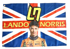 LANDO NORRIS F1 RACER FLAG 3X2FT FREE UK 48HR POST