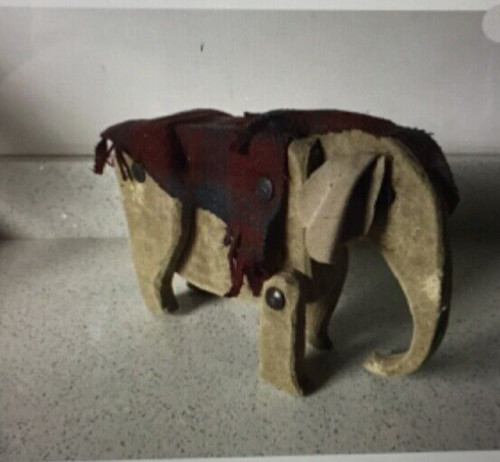 Victorian childs elephant toy - childs,