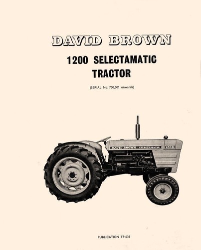 1200 david brown case - ,
