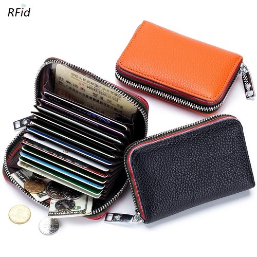 Rfid blocking genuine leather - rfid,
