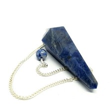 Sodalite Crystal Pendulum