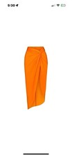 Skims Orange Swimwear Sarong