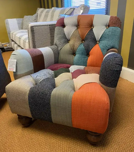 Morgan patchwork chair from - morgan,