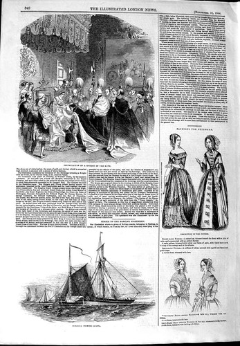 Original old antique print - old,