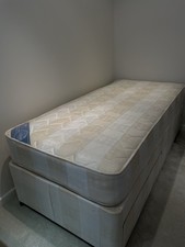 Kozeesleep Single Divan Bed with Two Drawers. Firm/Medium - Never Used.