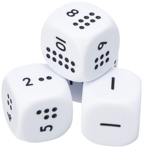 Numicon dice oxford - dice, by