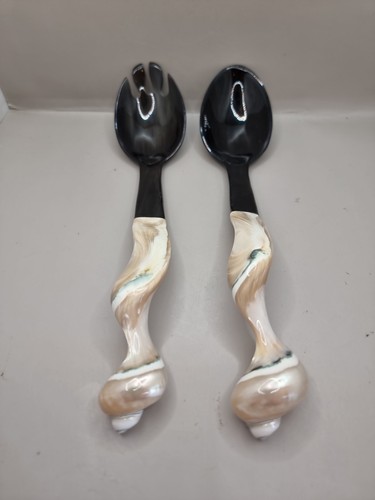 Buffalo horn salad server - buffalo, set