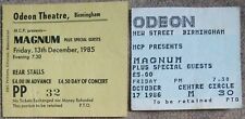 MAGNUM 2x CONCERT TICKETS LIVE