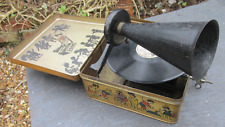 Nice Saphon wind up clockwork gramophone 1920s Germany + world record