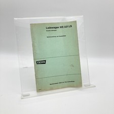 Fahr / Loading Wagon / WE 321 LS / Spare Parts List / Operating Instructions