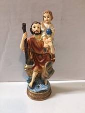 Saint christopher 5in resin - saint,