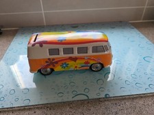 VW Campervan T1 Bulli Psychedelic  Money Box Official  VW Ceramic