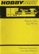 Hobbymat MD65 Lathe Use and
