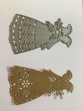 Dress cutting die for crafting projects.