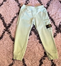 Stone island junior boys joggers Junior Age 6 Mint Green worn once