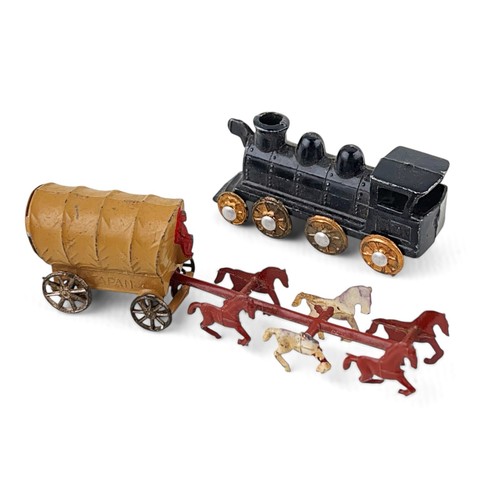 Vintage miniature stagecoach - vintage,