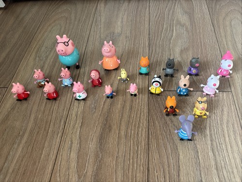 Peppa pig figurines pieces - peppa,