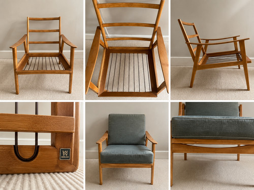 Danish lounge armchairs - danish, by