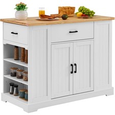 Kitchen Island Cart 46 Wood