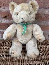 Vintage ~ Straw Filled Teddy