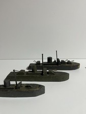 Vintage Wooden Toy Boat Lot