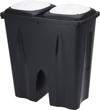 Duo Double Recycling Bin 50L