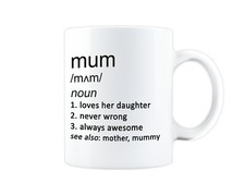 Mum Mug Coffee Tea Cup Gift Mother's Day Funny Mother Daughter Family Present 