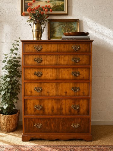 Stunning antique yew - antique,