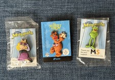 The Muppet Show Muppets Pin Badges Miss Piggy Fozzie Kermit Bundle