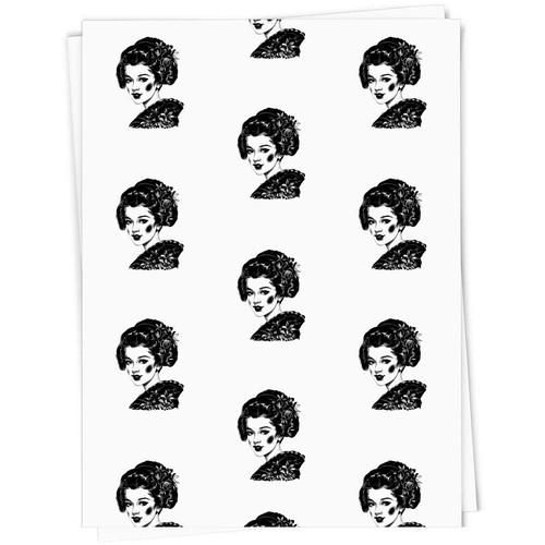 Beautiful geisha portrait - geisha, portrait'
