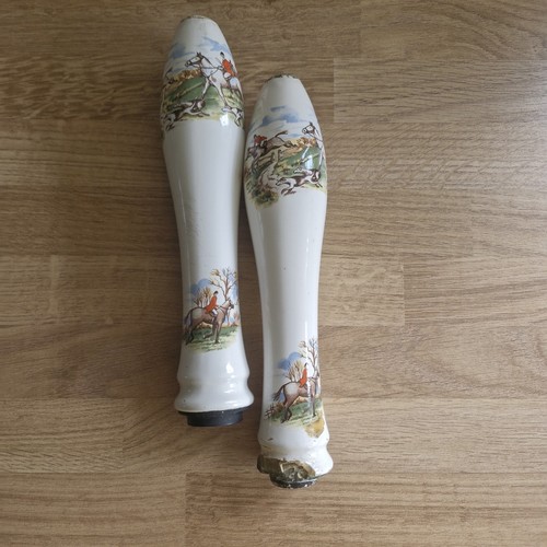 Vintage matching hunting scene - vintage,