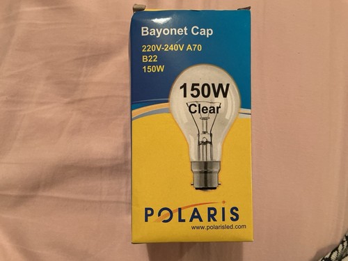 150 watt bayonet cap light - 150,