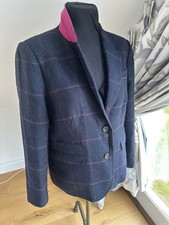 Joules Navy Portman Check