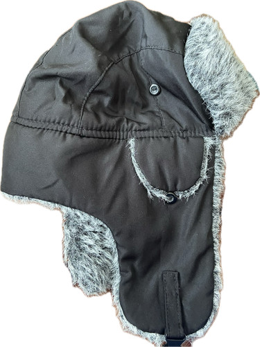 Ladies black faux - , layered
