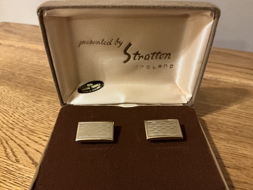 Vintage stratton cufflinks - vintage,