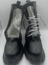 Black Womens Boots Size 4 Eu 37