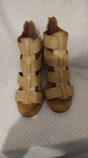 Ladies Tan Sandals Size 6 by