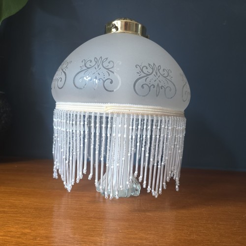 Vintage art deco - style, frosted