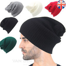VDL Knitted Woolly SLOUCH Beanie Hat One Size skateboard Men Women