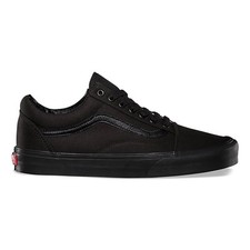 Vans Old Skool Black/Black Skateboarding Shoes Classic Canvas  VN-0D3HBKA
